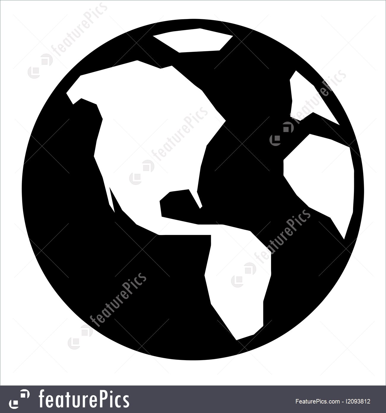 1300x1392 Simple Globe Icon Illustration