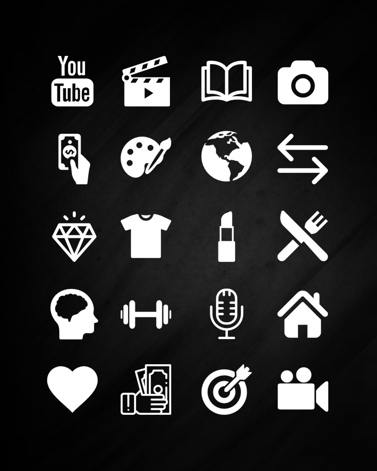 black $ instagram highlight covers free
