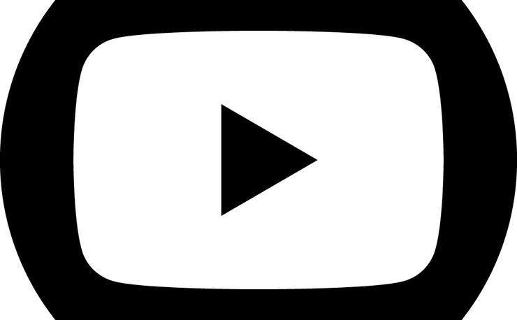 Black Youtube Logo Png Images 740x458 Black Youtube Logo Png Images