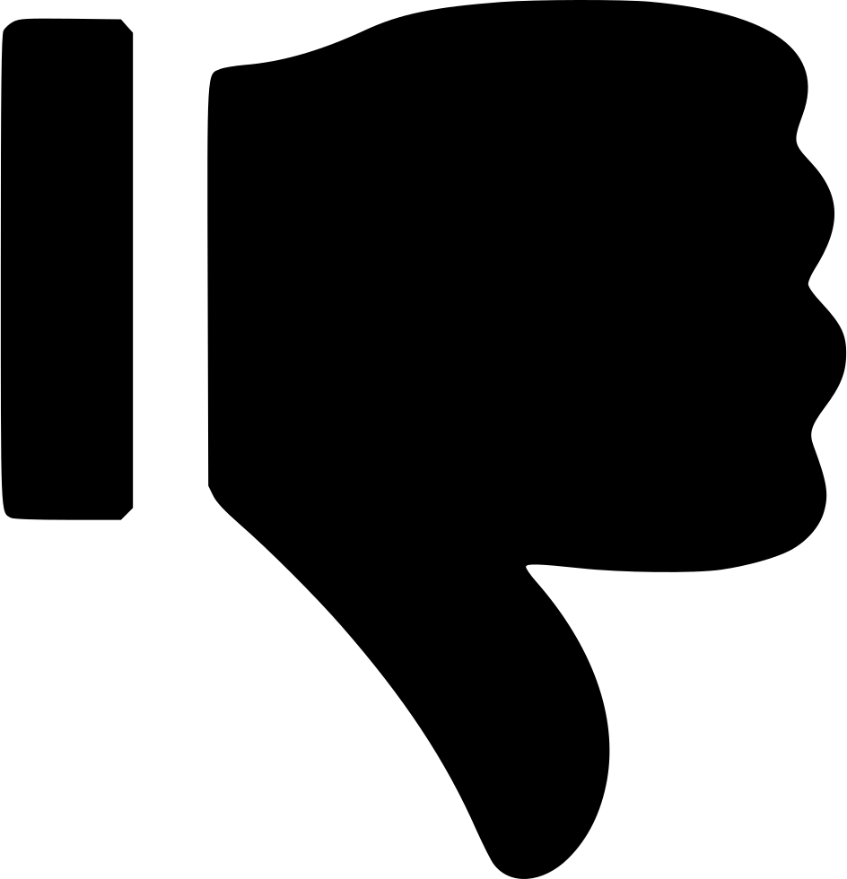 Black And White Youtube Dislike Png Icon 944x980 Black And White Youtube Dislike Png Icon