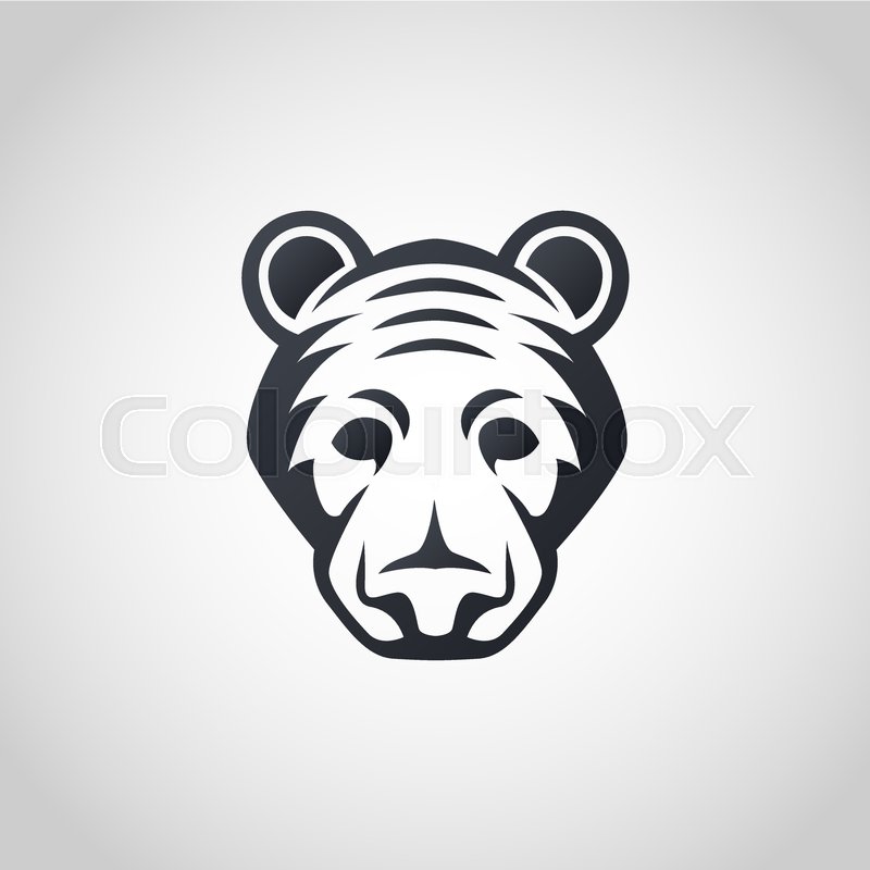 800x800 American Black Bear Logo Icon Design, Stock Vector Colourbox