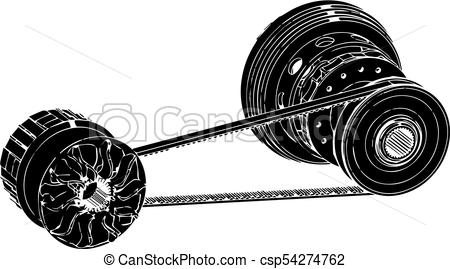 450x269 Black Belt, Vector Belt Gear On A White Background, Vector Image