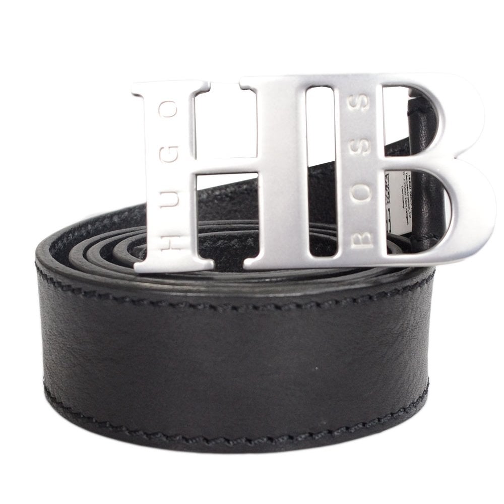 1000x1000 Hugo Boss Hb Icon Leather Black Belt
