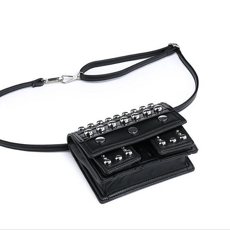 800x800 Women's Black Waist Belt Bag Bortan