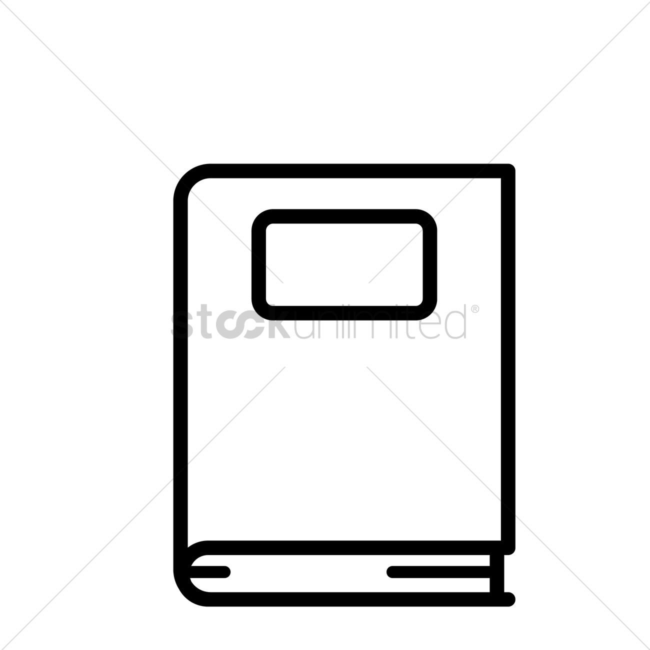 1300x1300 Book Icon Vector Image