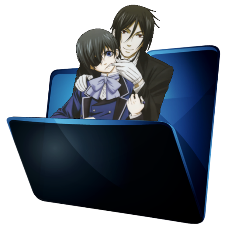 750x750 Black Butler Folder