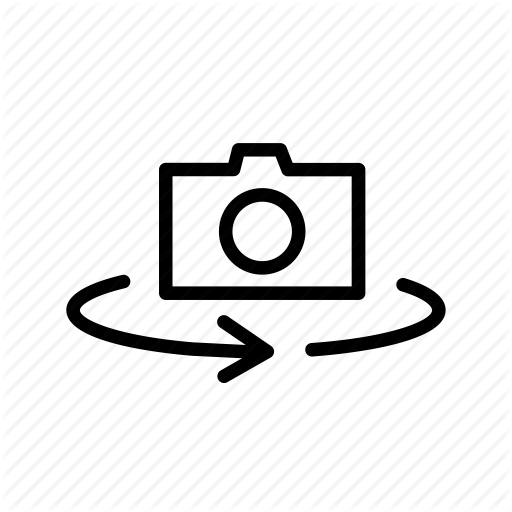 512x512 Camera Spin, Flip Camera, Rotate Camera Icon
