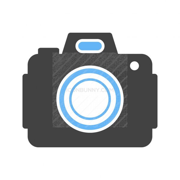 600x600 Dslr Camera Blue Black Icon