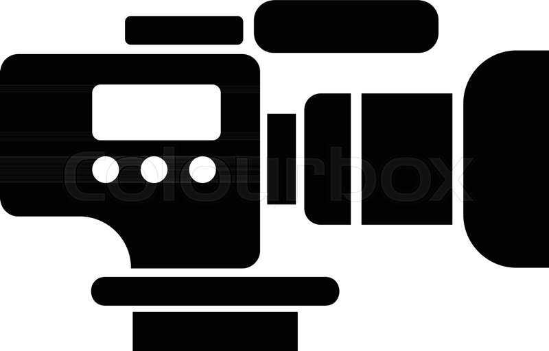 800x512 Tv Camera Icon Simple Illustration Of Stock Vector Colourbox