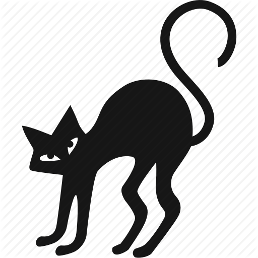 512x512 Animal, Black Cat, Cat, Halloween, Pet Icon