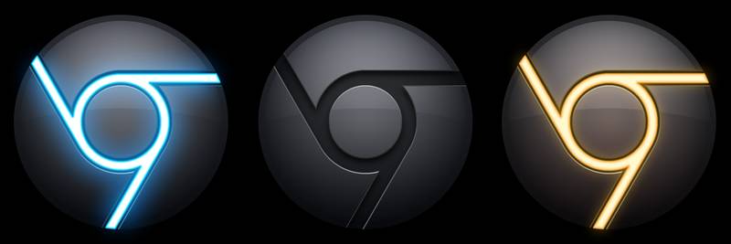 800x267 Chrome Icon Black Mkii