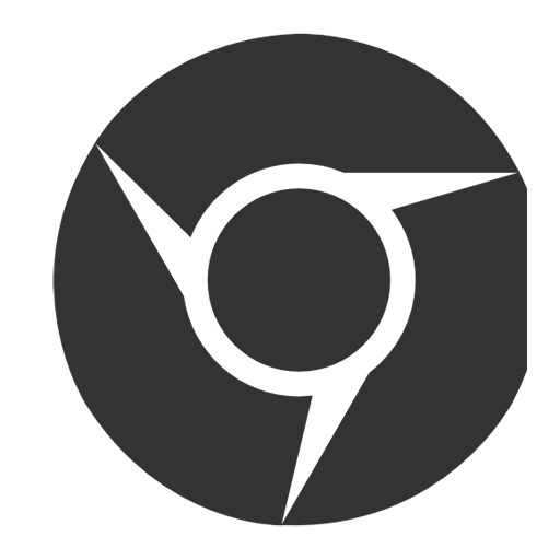 512x512 Black Chrome Logo