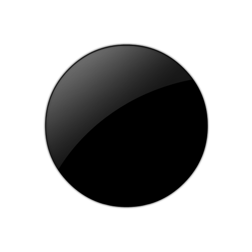 512x512 Black Circle Icon