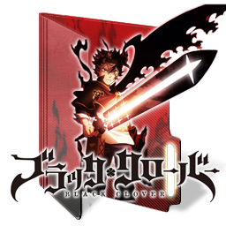 256x256 Black Clover Folder Icon Animeicons