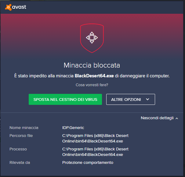 606x579 Antivirus Close Black Desert Every Time I Try To Minimize The Game