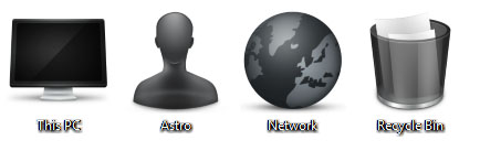 434x137 Black Theme For Windows