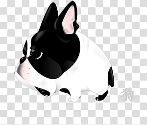300x256 Chinese Zodiac Icon Set, Dog, White And Black Dog Transparent