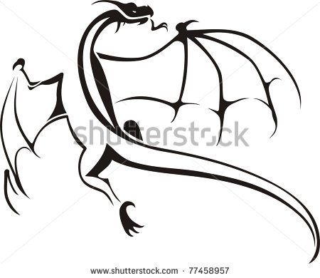 450x390 Dragons Tribal Symbol
