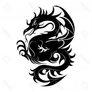 Black Dragon Icon at Vectorified.com | Collection of Black Dragon Icon ...