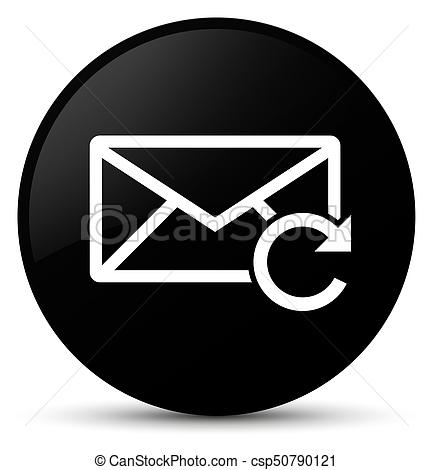 433x470 Refresh Email Icon Black Round Button Refresh Email Icon Isolated
