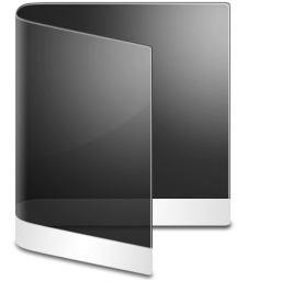 256x256 Folder Black Folder Icon Aeon Iconset Kyo Tux