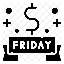 256x256 Black Friday Shopping Icon Of Glyph Style