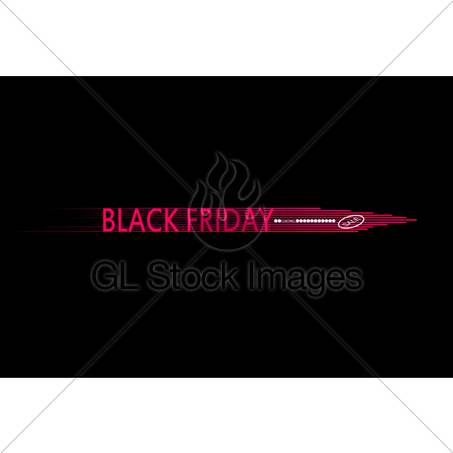 500x500 Black Friday Speed Icon And Loading Bar On The Black Back Gl
