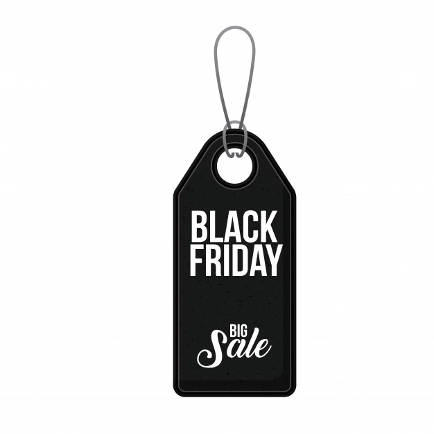 626x626 Hanging Black Tag Icon Black Friday Price Offer Discount