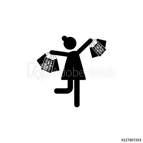 500x500 Shopper, Bags Icon Element Of Black Friday Icon For Mobile