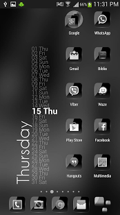 174x310 Black Glass Icon Pack Download