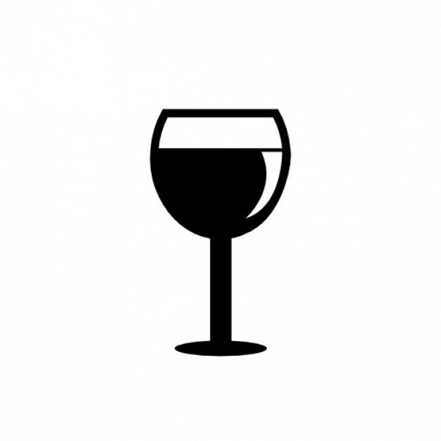 626x626 Black Glass Of Wine Icon Icons Free Download