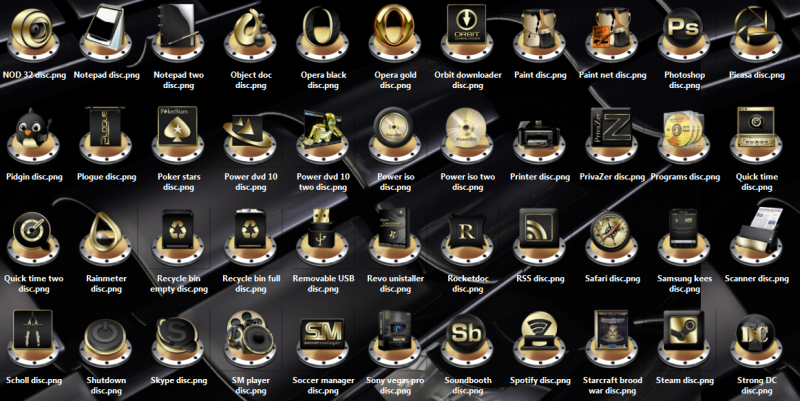 800x401 Bytes Icons Black And Gold Images