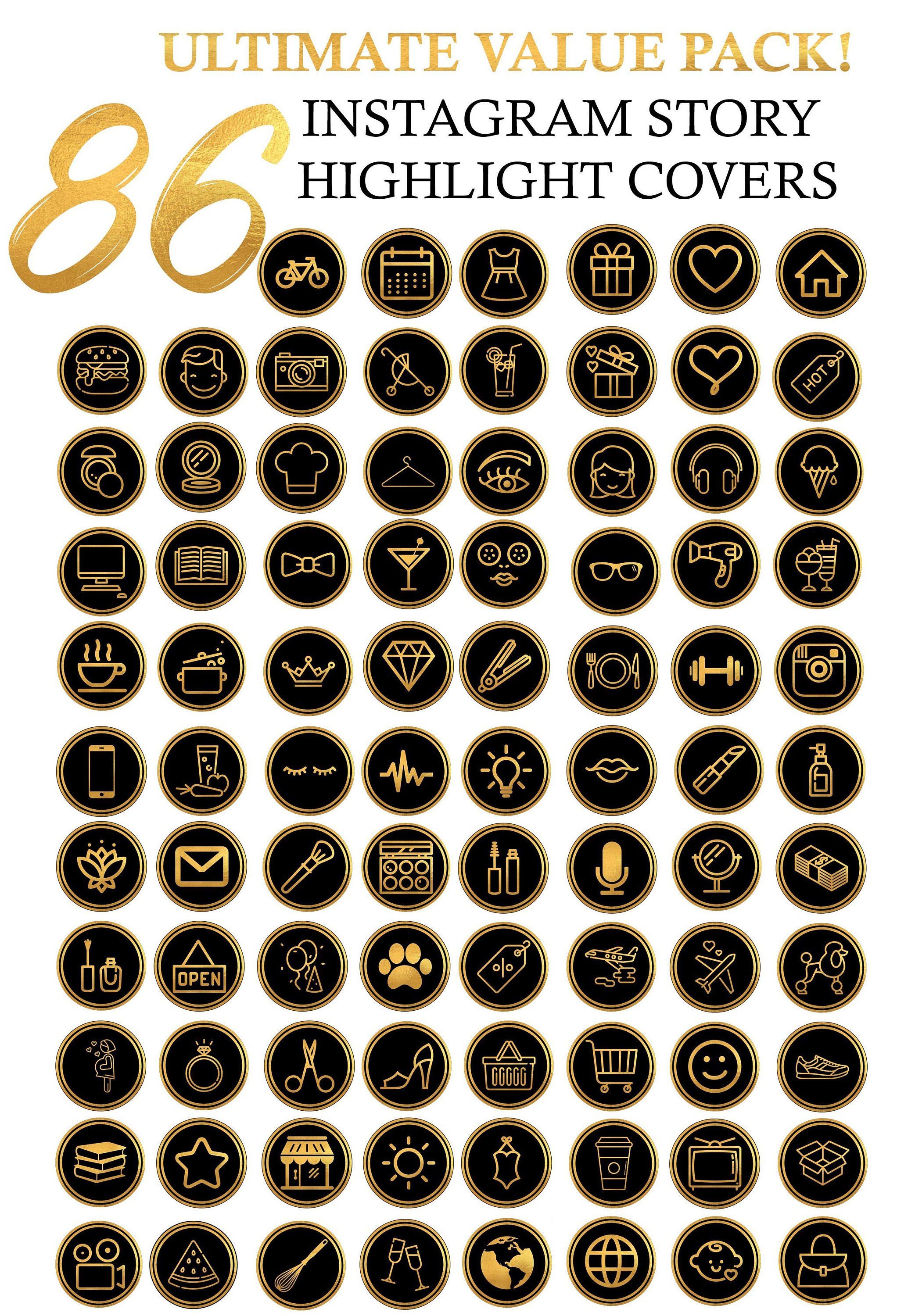 2085x3000 Instagram Story Highlight Icon Covers