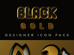 240x180 Black Gold Hd Icon Pack Free Download