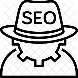 256x256 Seo Blackhat Icon Of Line Style