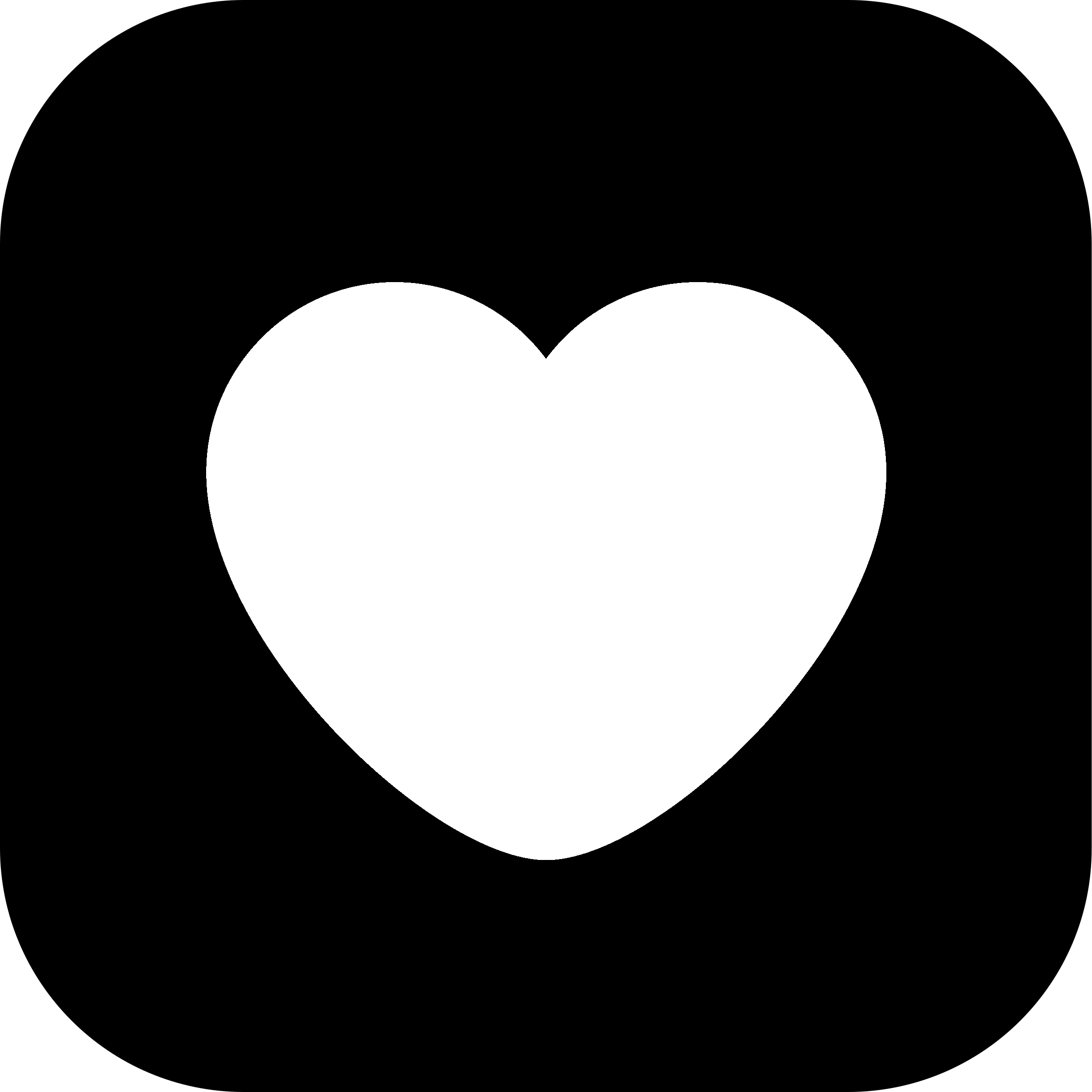Black Heart Icon
