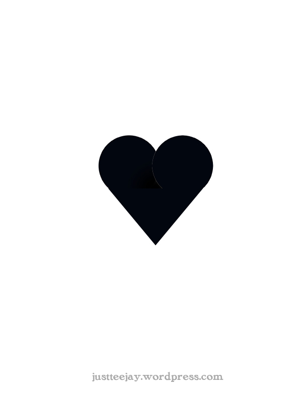 612x792 Black Heart Icon