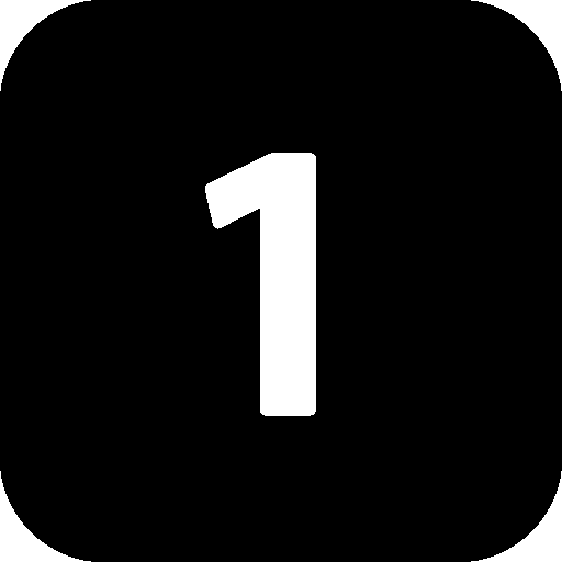 512x512 Numbers Black Icon Windows Iconset