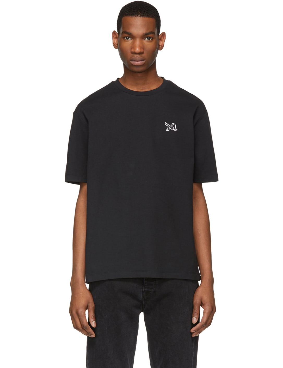 1086x1412 Calvin Klein Jeans Est Black Icon Embroidery T Shirt Nomu