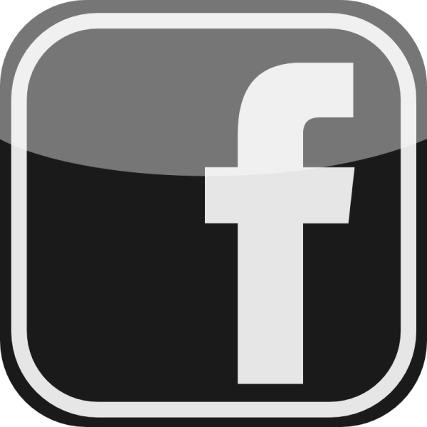 600x600 Facebook Black Icon