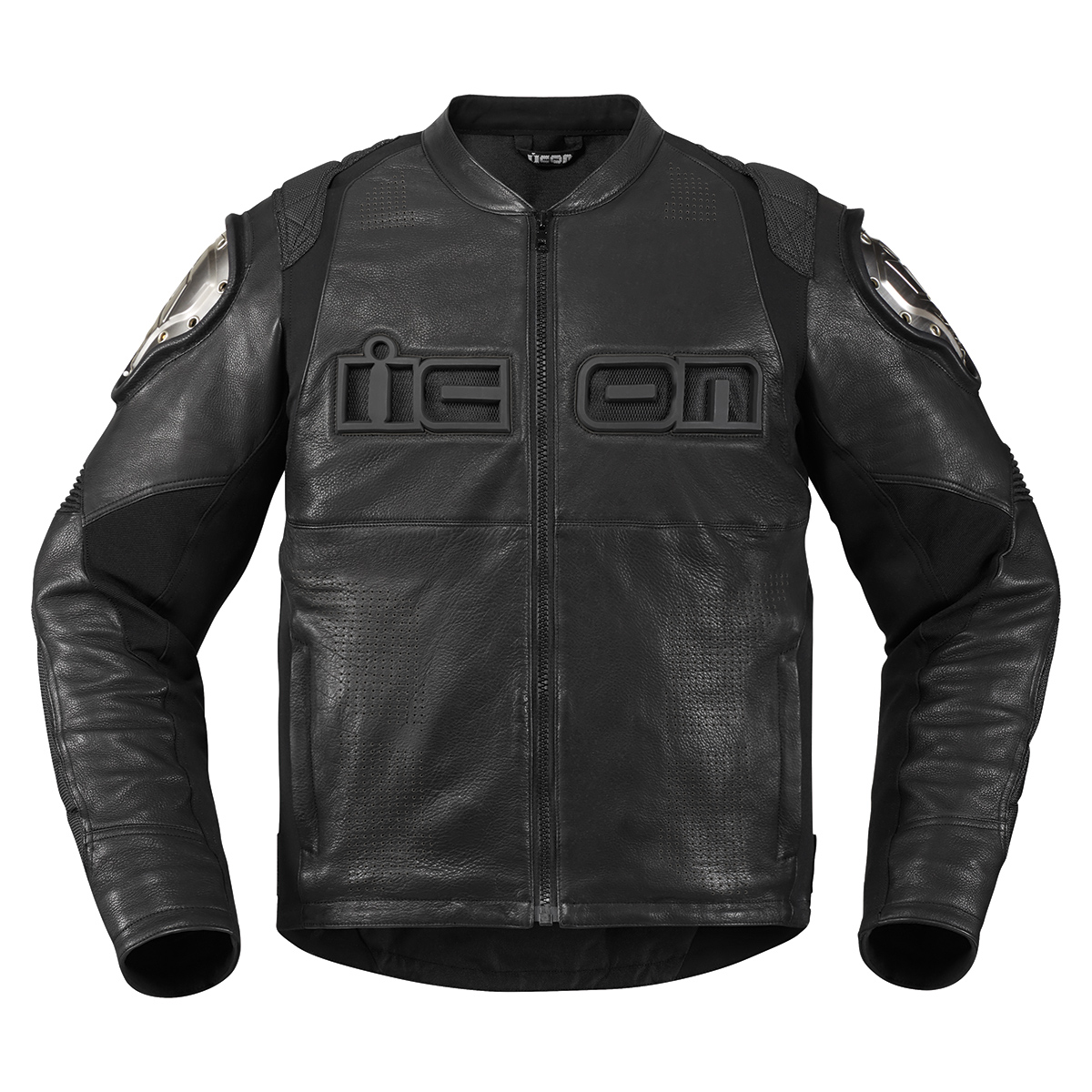 1200x1200 Icon Men's Timax Black Leather Jacket