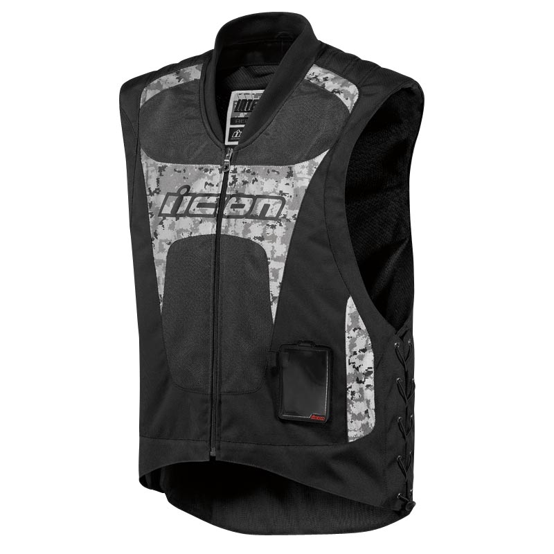 800x800 Icon Jackets, Icon Interceptor Reflective Vest Jackets Textile
