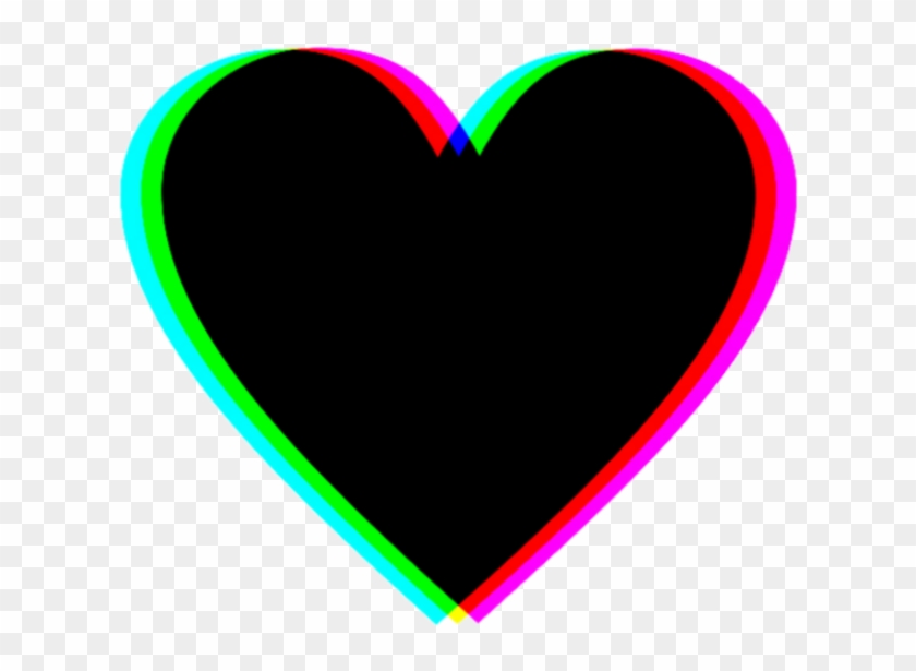 840x615 Sticker Heart Black Tumblr Hearts Coracao Icon Png