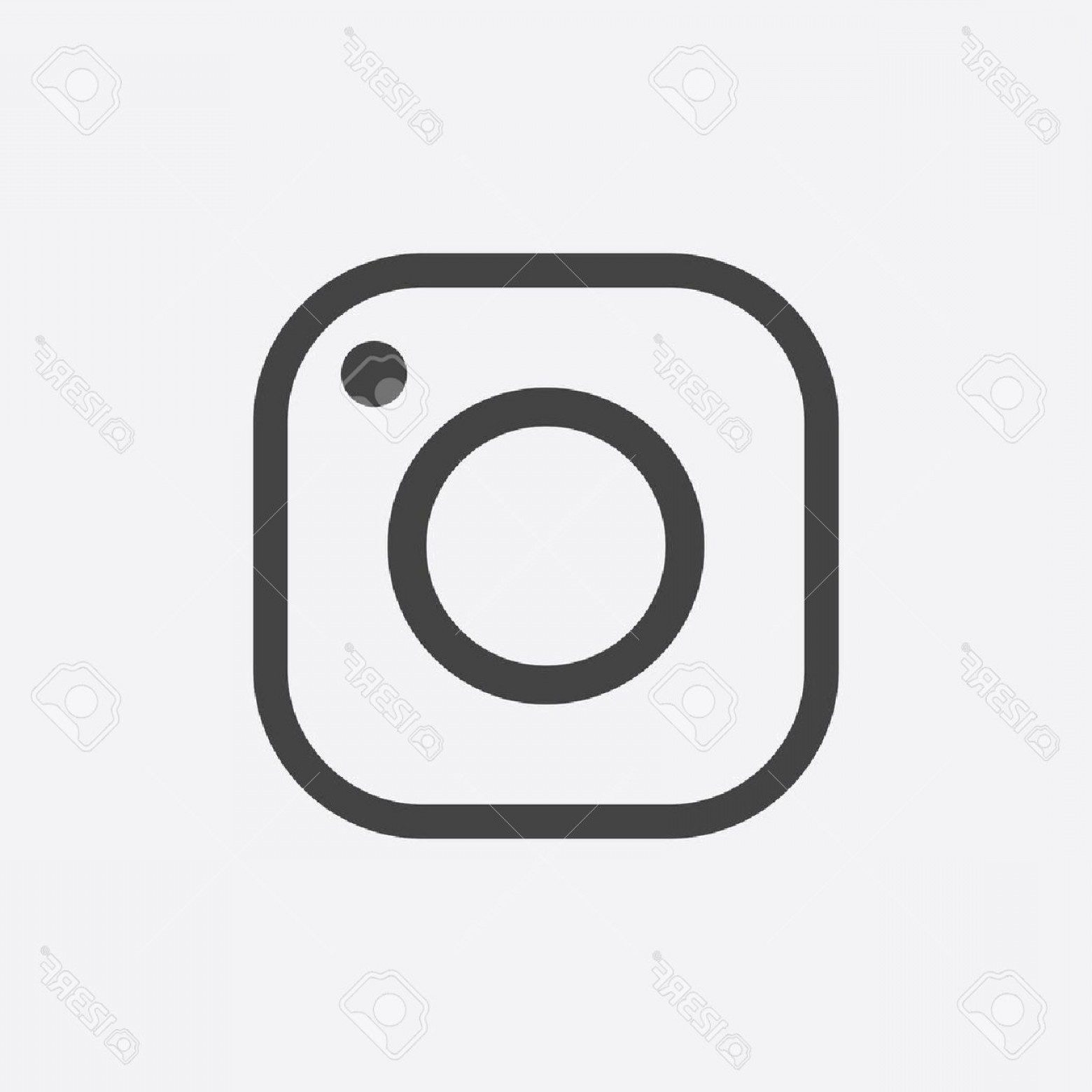 1560x1560 Black Instagram Icon Vector Cqrecords