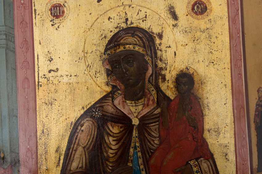 Lot The Icon Of Black Mary With The Child Jesus, Tempera 850x566 Lot The Icon Of Black Mary With The Child Jesus, Tempera