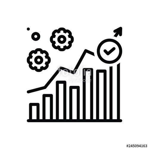 500x500 Black Line Icon For Executing Stock Image And Royalty Free