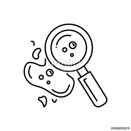 500x500 Black Line Icon For Hematology Stock Image And Royalty Free