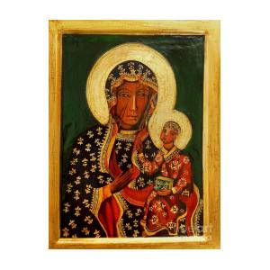 300x300 Black Madonna Of Czestochowa Icon Painting