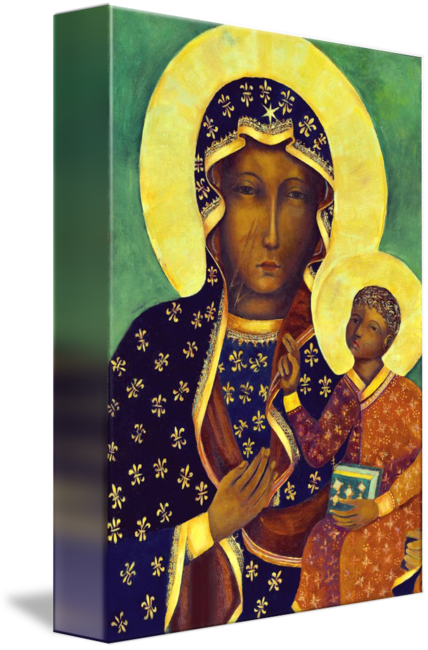 428x650 Our Lady Of Czestochowa Black Madonna Icon Poland