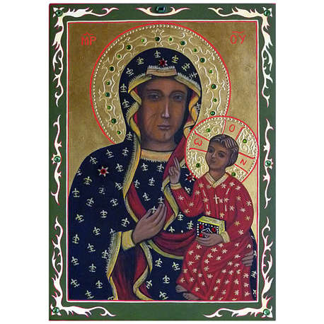 458x458 Religious Icon The Black Madonna Of Czestochowa